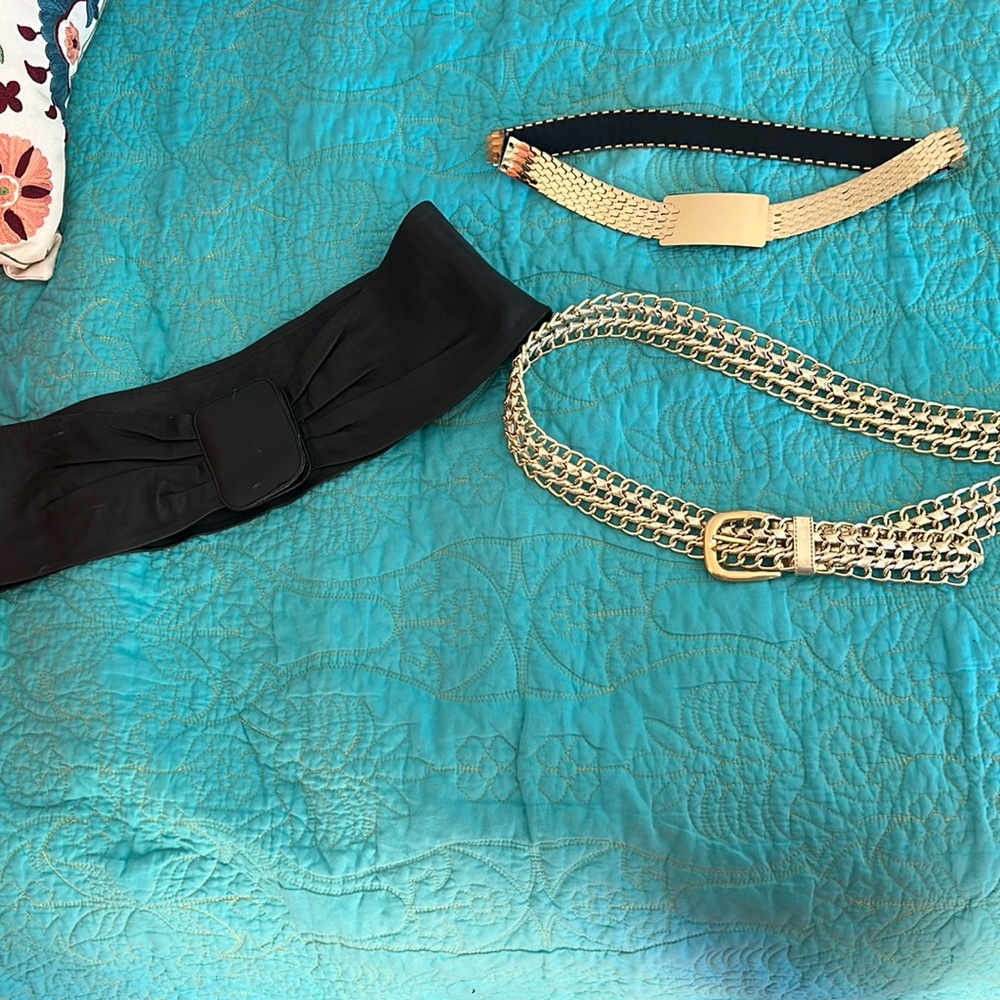 Set of Vintage 1990s Belts